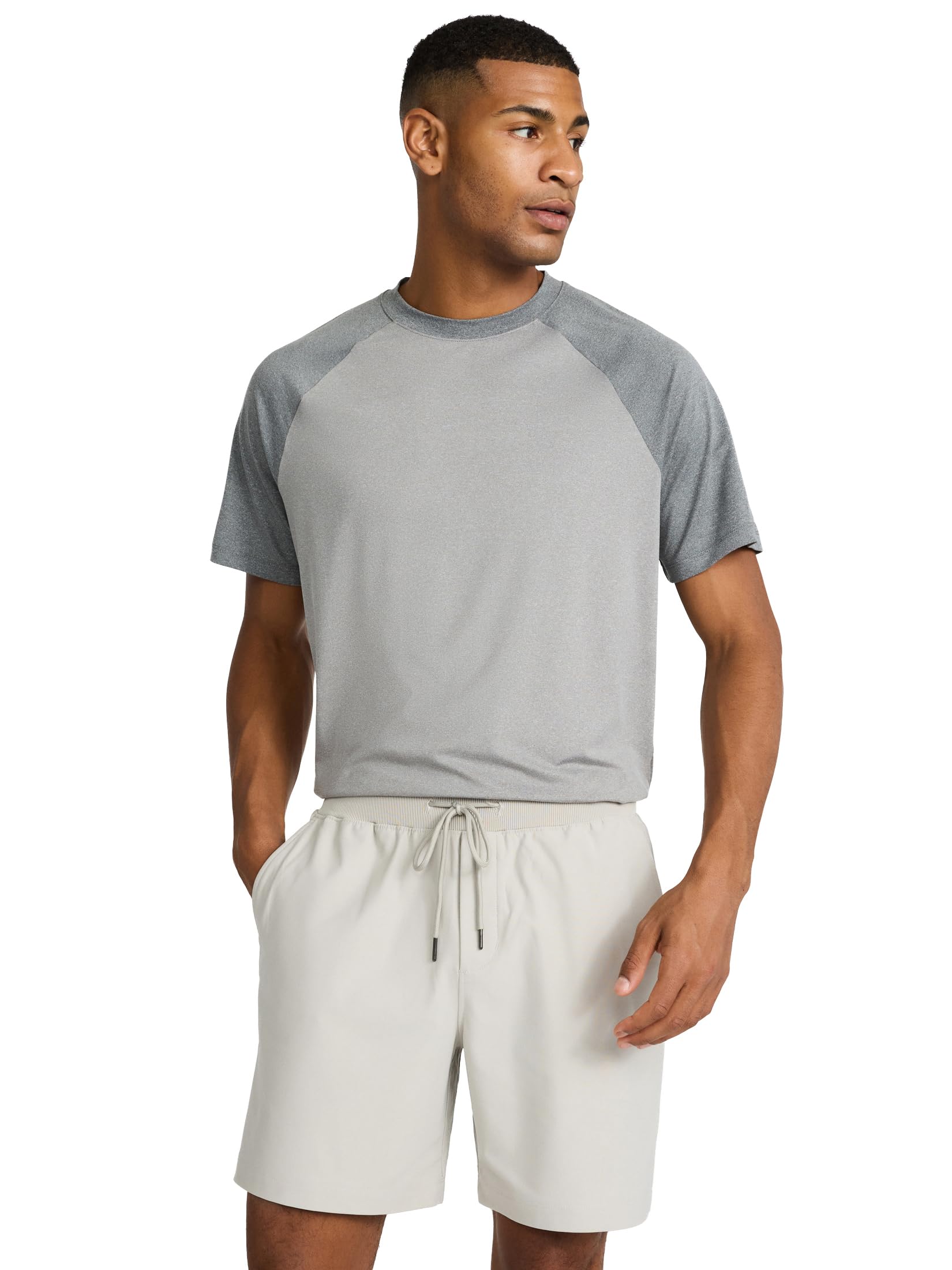 EXPRESS Men’s Everyday Performance Shorts – 7" Inseam Stretch Woven Fabric - Quick-Dry