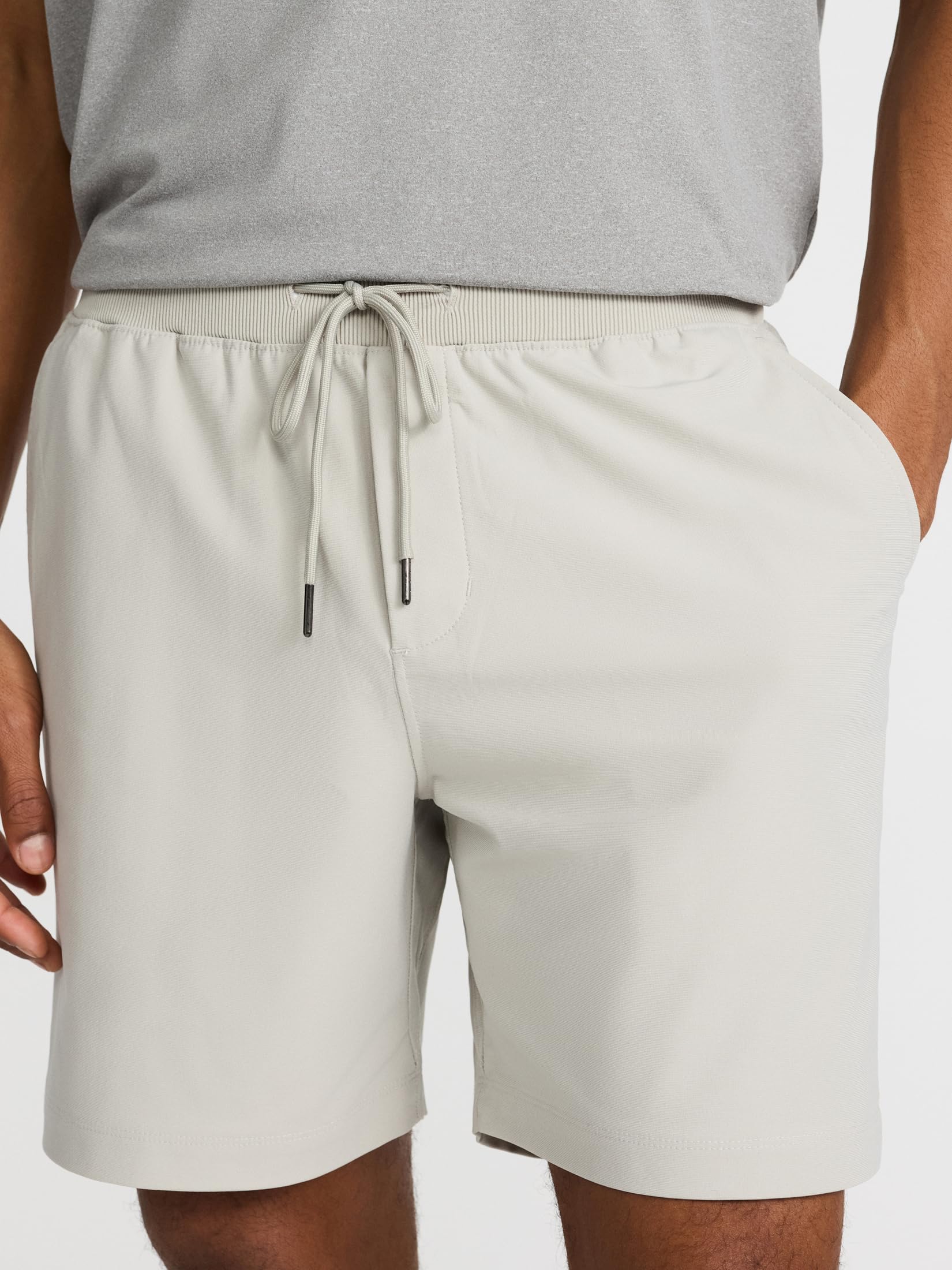 EXPRESS Men’s Everyday Performance Shorts – 7" Inseam Stretch Woven Fabric - Quick-Dry - Image 3