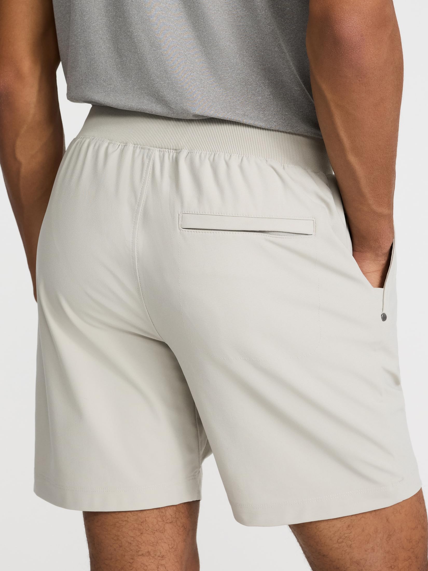 EXPRESS Men’s Everyday Performance Shorts – 7" Inseam Stretch Woven Fabric - Quick-Dry - Image 4