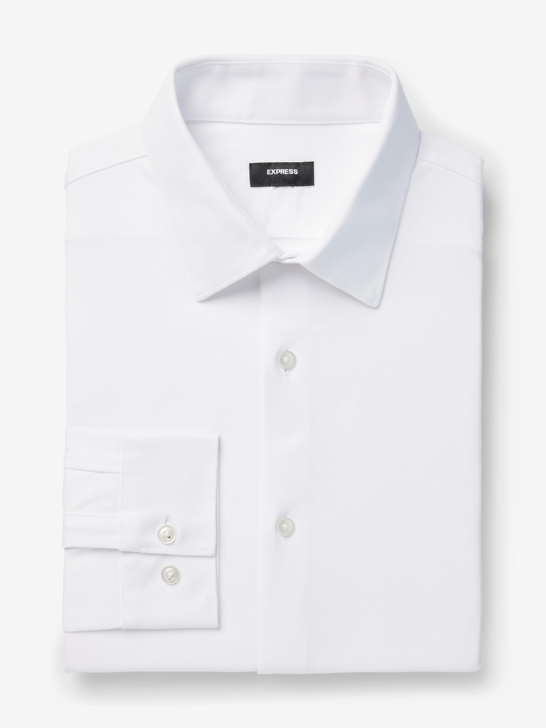 EXPRESS Men’s Modern Tech 1MX Dress Shirt – Slim Fit Stretch Fabric with Moisture-Wicking and Wrinkle-Resistant Performance - Image 4