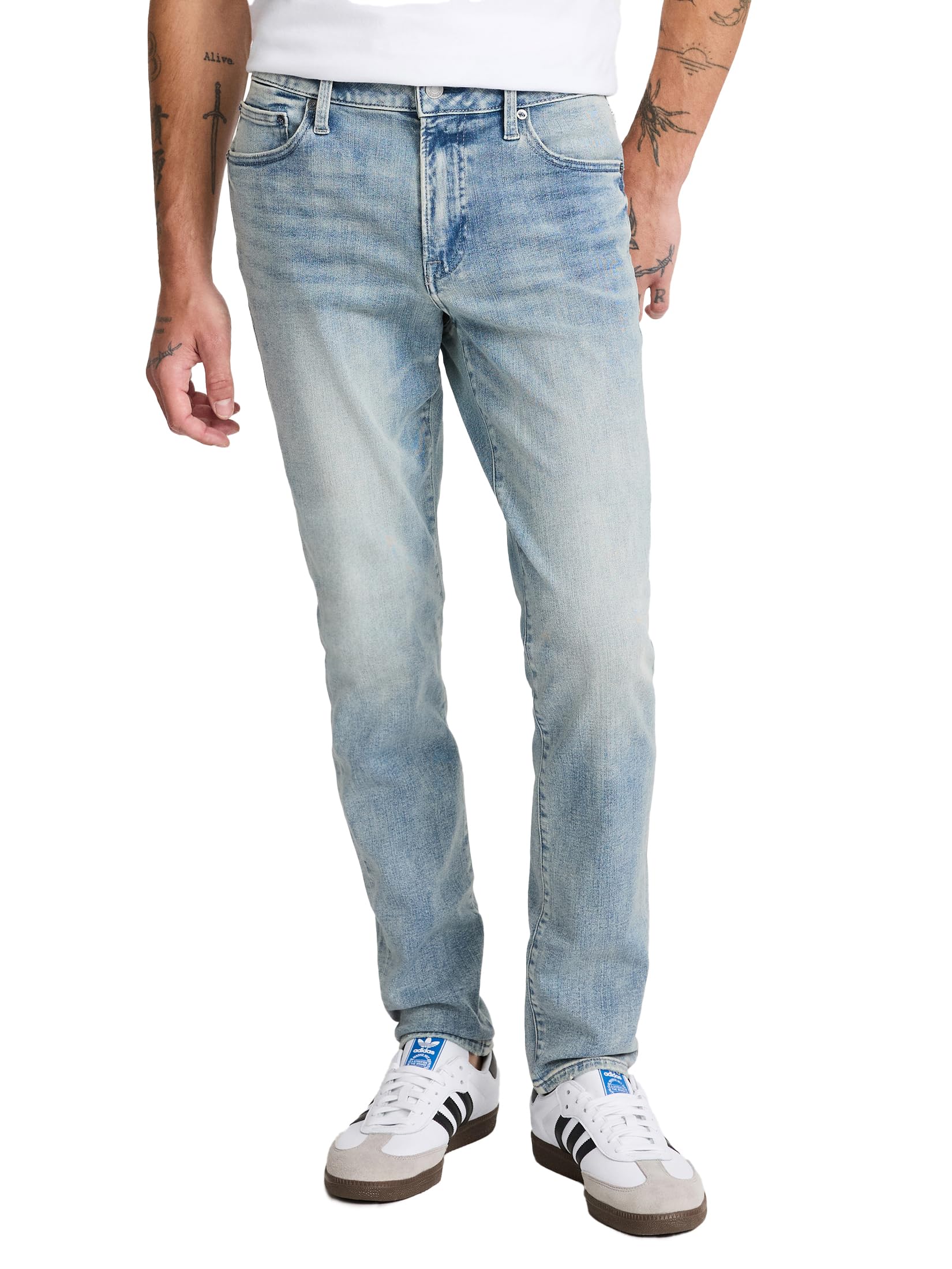 EXPRESS Men’s Skinny Hyper Stretch Jeans – Super-Flex Denim with All-Day Comfort and Dress-Up-or-Down Versatility