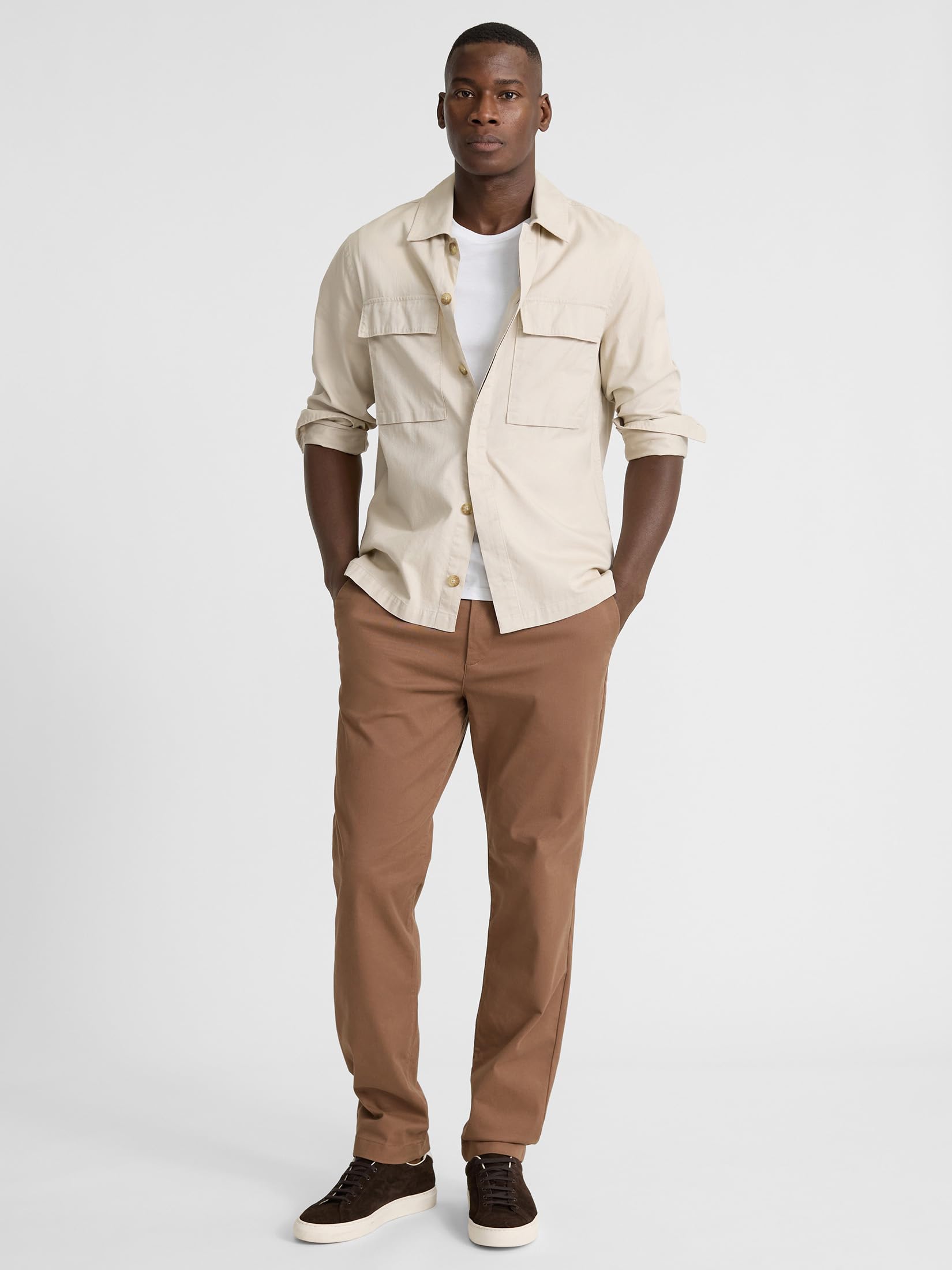 EXPRESS Men’s Slim Hyper Stretch Chino Pants – Cotton Twill Dress Pant, Work to Weekend, Easy Care - Image 4