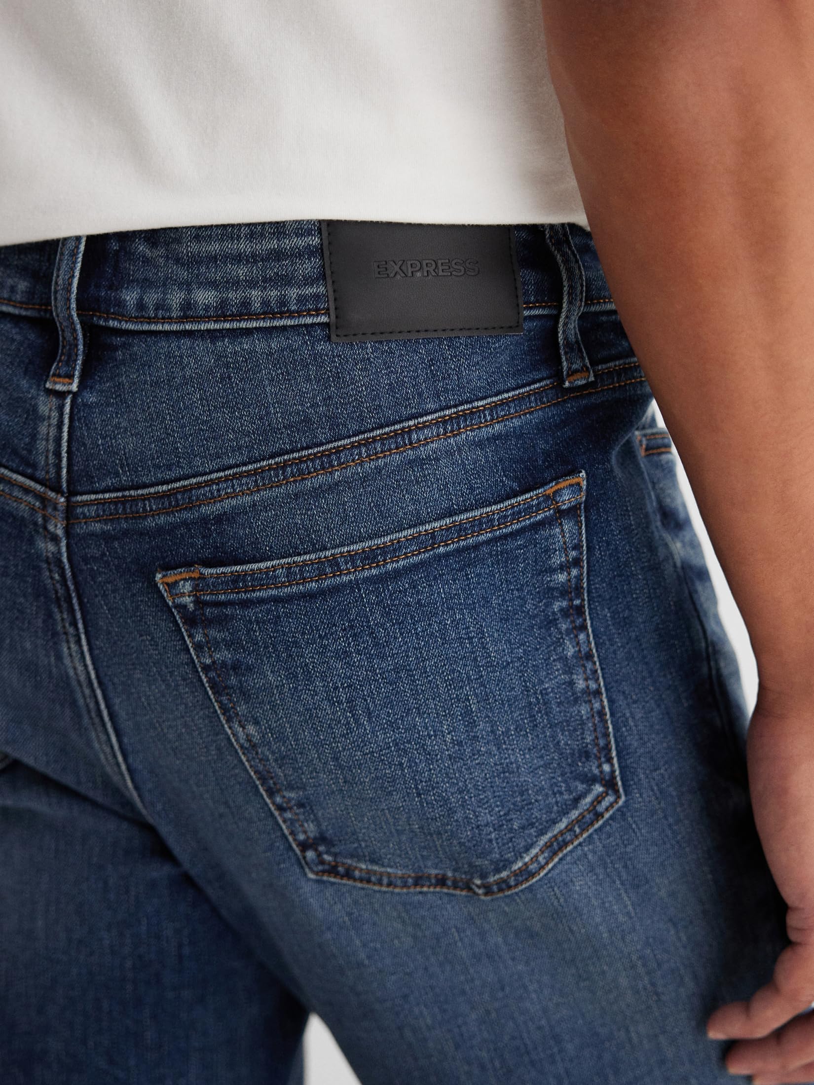EXPRESS Men’s Slim Hyper Stretch Jeans – Upgraded Flex Denim with 5-Pocket Design and Work-to-Weekend Comfort - Image 5