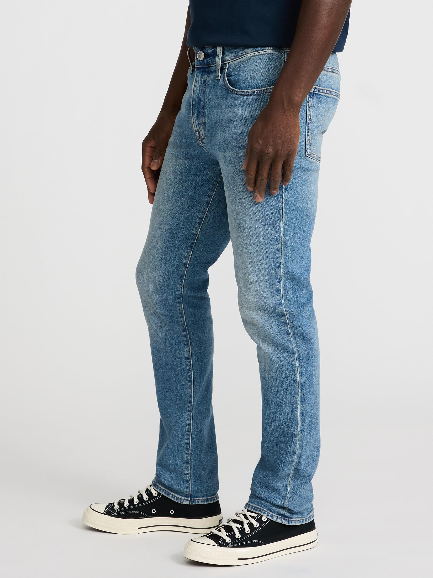 EXPRESS Men’s Slim Stretch Jeans – Tailored Fit Denim, Medium Wash - Image 2