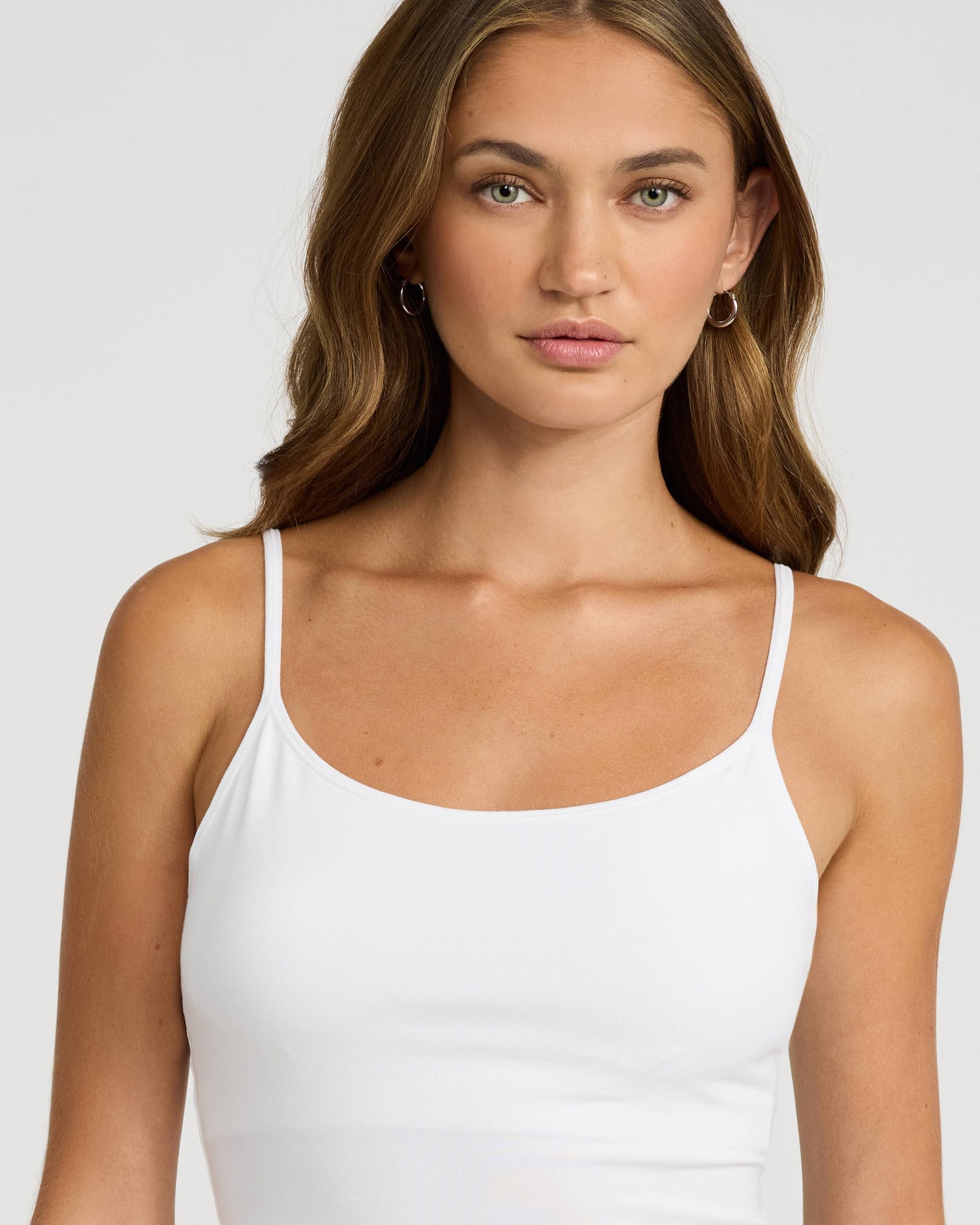 EXPRESS Women’s Best Loved Bra Cami – Built-in Shelf Support, Stretch Cotton, Adjustable Straps - Image 4