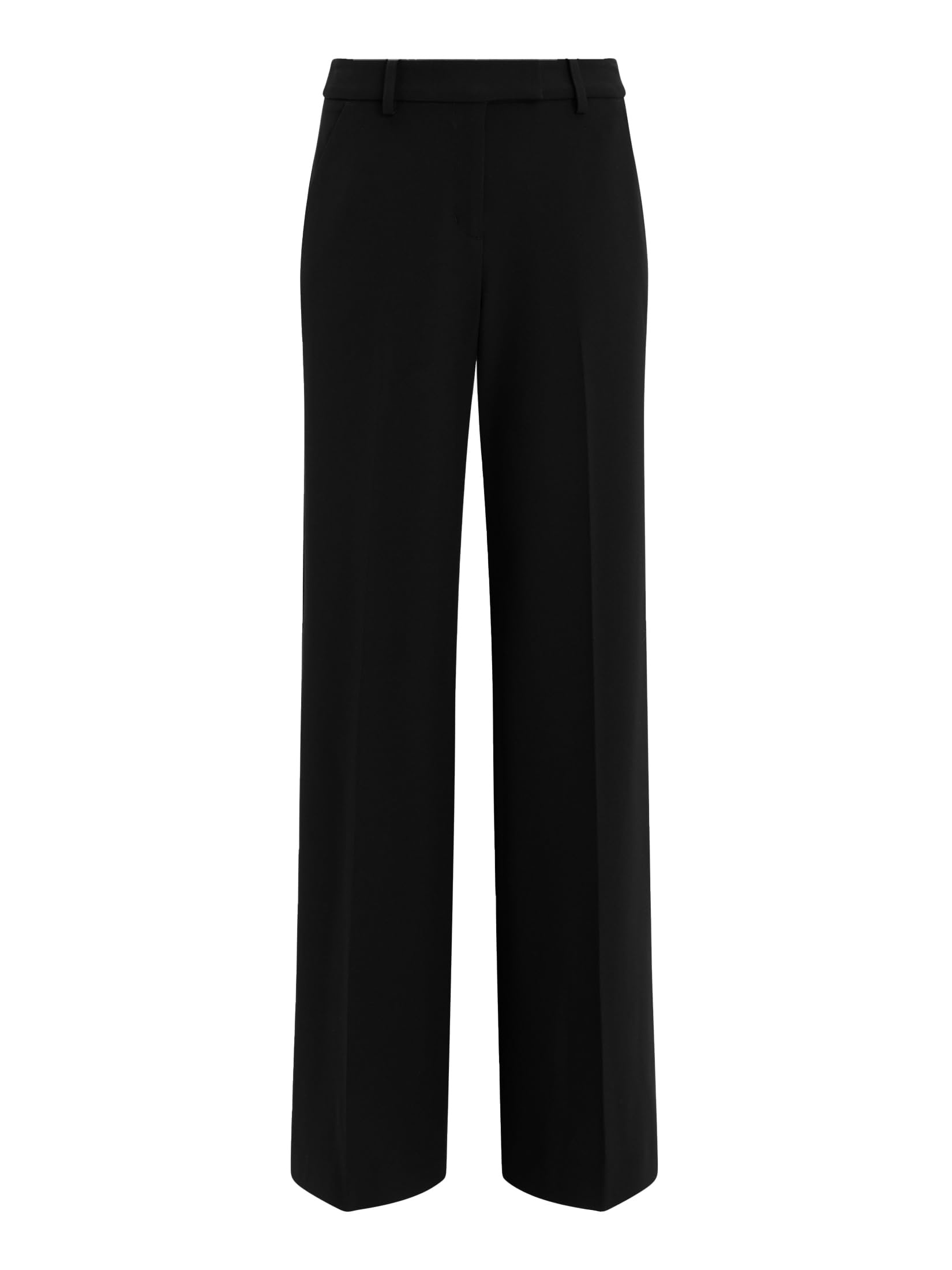 EXPRESS Women’s Editor Pants – Mid Rise Relaxed Straight Trouser with Stretch Fabric and Office-Ready Polished Fit - Image 4