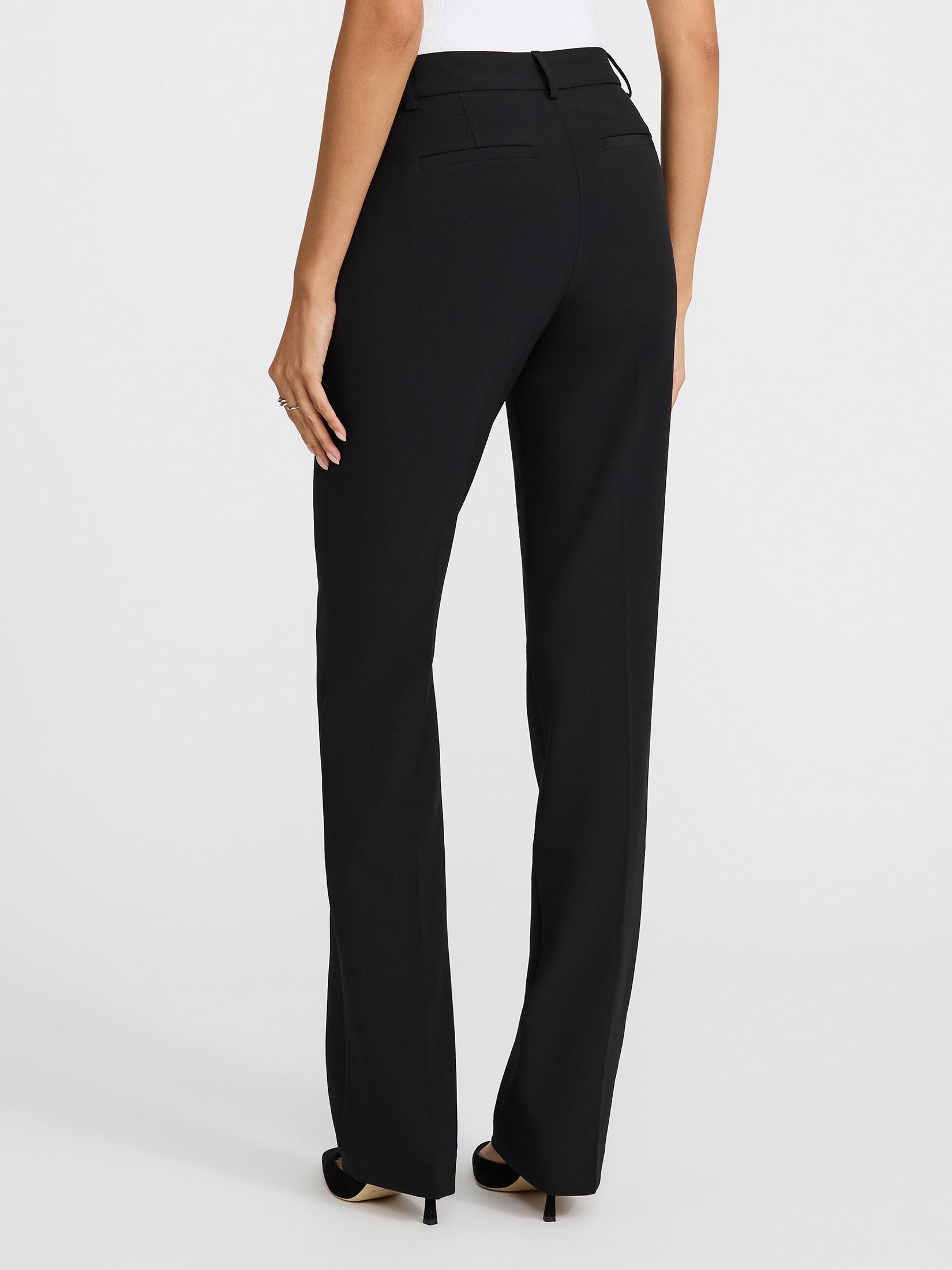 EXPRESS Women’s Editor Pants – Mid Rise Stretch Bootcut Style with Comfortable, Flattering Fit for Work or Casual Wear - Image 2